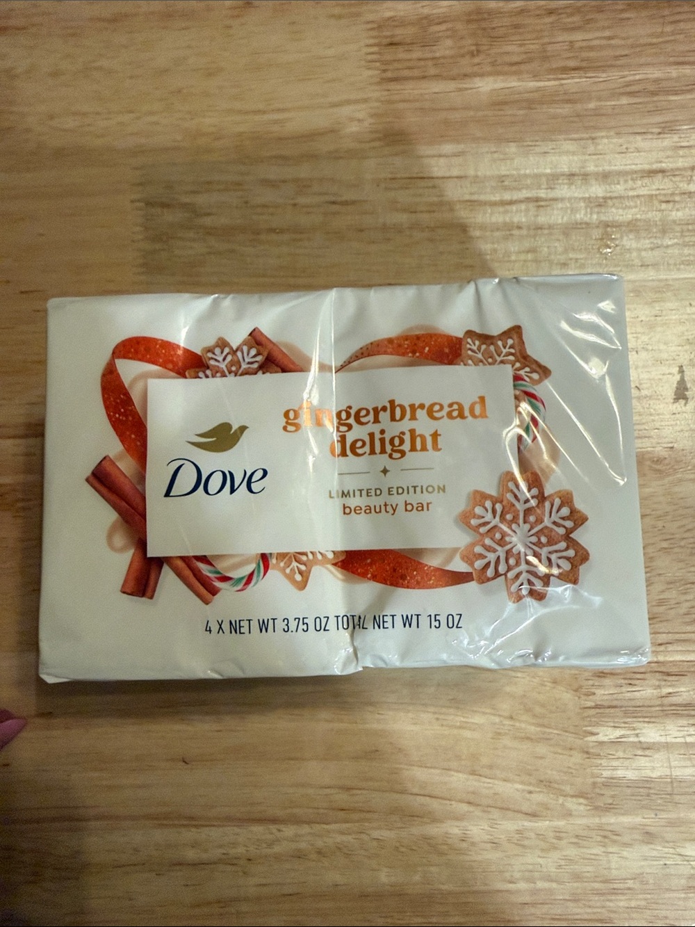 Dove Gingerbread Delight Limited Edition Beauty Bar - White